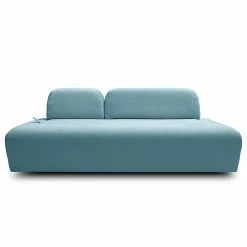 Miu Form Sofa Miu Magic mit Rückenlehne L/S - Webstoff Concha: Jeansblau -WOHNZIMMERMÖBEL Verkäufe 1000354965 220816 070 DETAILS P000000001000354965