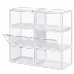 Loftscape Schuhbox Trets II (6er-Set) - Transparent