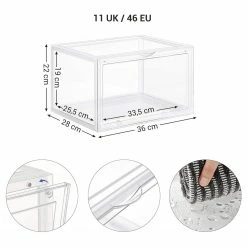 Loftscape Schuhbox Trets II (6er-Set) - Transparent -WOHNZIMMERMÖBEL Verkäufe 1000355208 220601 500 SKETCH DETAILS P000000001000355208 sketch