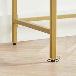 Red Living Konsolentisch Poygan III - Weiß / Gold -WOHNZIMMERMÖBEL Verkäufe 1000355217 220601 033 DETAILS P000000001000355217