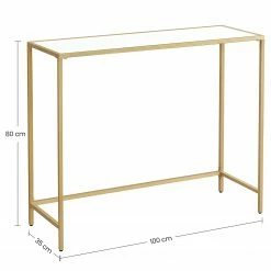 Red Living Konsolentisch Poygan III - Weiß / Gold -WOHNZIMMERMÖBEL Verkäufe 1000355217 220601 500 SKETCH DETAILS P000000001000355217 sketch