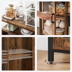 Red Living Kommode Toulouse I - Braun / Schwarz -WOHNZIMMERMÖBEL Verkäufe 1000355223 220601 031 DETAILS P000000001000355223