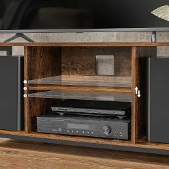 Red Living TV-Rack Leesville - Braun / Schwarz -WOHNZIMMERMÖBEL Verkäufe 1000355232 220601 030 DETAILS P000000001000355232