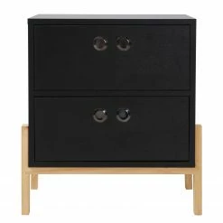 Norrwood Beistelltisch Caborn - Schwarz / Pinie -WOHNZIMMERMÖBEL Verkäufe 1000355277 220603 030 DETAILS P000000001000355277