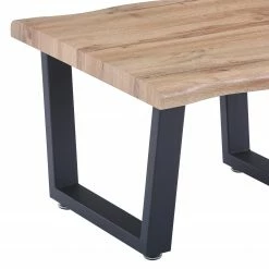 Red Living Couchtisch Grand Prix - Akazie Dekor / Schwarz - Breite: 60 cm -WOHNZIMMERMÖBEL Verkäufe 1000355286 220603 031 DETAILS P000000001000355286