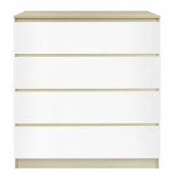 Norrwood Kommode Splendid Night - Hochglanz Weiß / Eiche Sonoma Dekor -WOHNZIMMERMÖBEL Verkäufe 1000355300 220603 030 DETAILS P000000001000355300