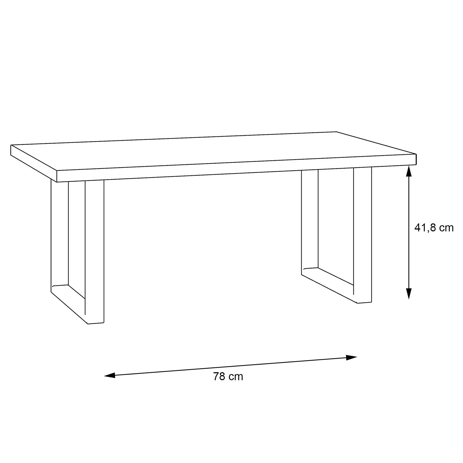 Red Living Couchtisch Vallegrande - Alpenkiefer Dekor / Schwarz 5 Red Living Couchtisch Vallegrande - Alpenkiefer Dekor / Schwarz – Bild 5