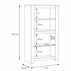 Loftscape Highboard Verolme II - Eiche Dekor -WOHNZIMMERMÖBEL Verkäufe 1000356718 220603 501 SKETCH DETAILS P000000001000356718 sketch