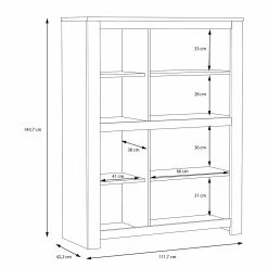 Loftscape Highboard Verolme I - Eiche Dekor -WOHNZIMMERMÖBEL Verkäufe 1000356729 220603 501 SKETCH DETAILS P000000001000356729 sketch