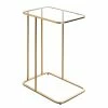 Loftscape Beistelltisch Sabugal - Glas / Metall - Gold