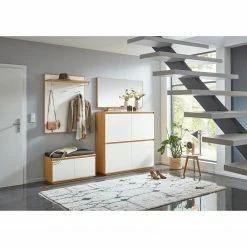 Voss Schuhkommode V100 - Eiche teilmassiv - Weiß 6 Voss Schuhkommode V100 - Eiche teilmassiv - Weiß -WOHNZIMMERMÖBEL Verkäufe 1000357399 220614 021 MOOD DETAILS P000000001000357399 mood