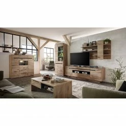 Loftscape Highboard Tallard - Inkl. Beleuchtung - Balkeneiche Dekor / Graphit -WOHNZIMMERMÖBEL Verkäufe 1000357966 220608 021 MOOD DETAILS P000000001000357966 mood