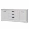 Ridgevalley Sideboard New Dessa I - Kiefer Weiß Dekor