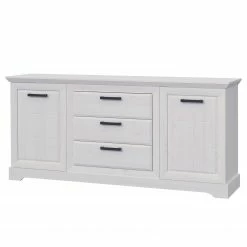 Ridgevalley Sideboard New Dessa I - Kiefer Weiß Dekor