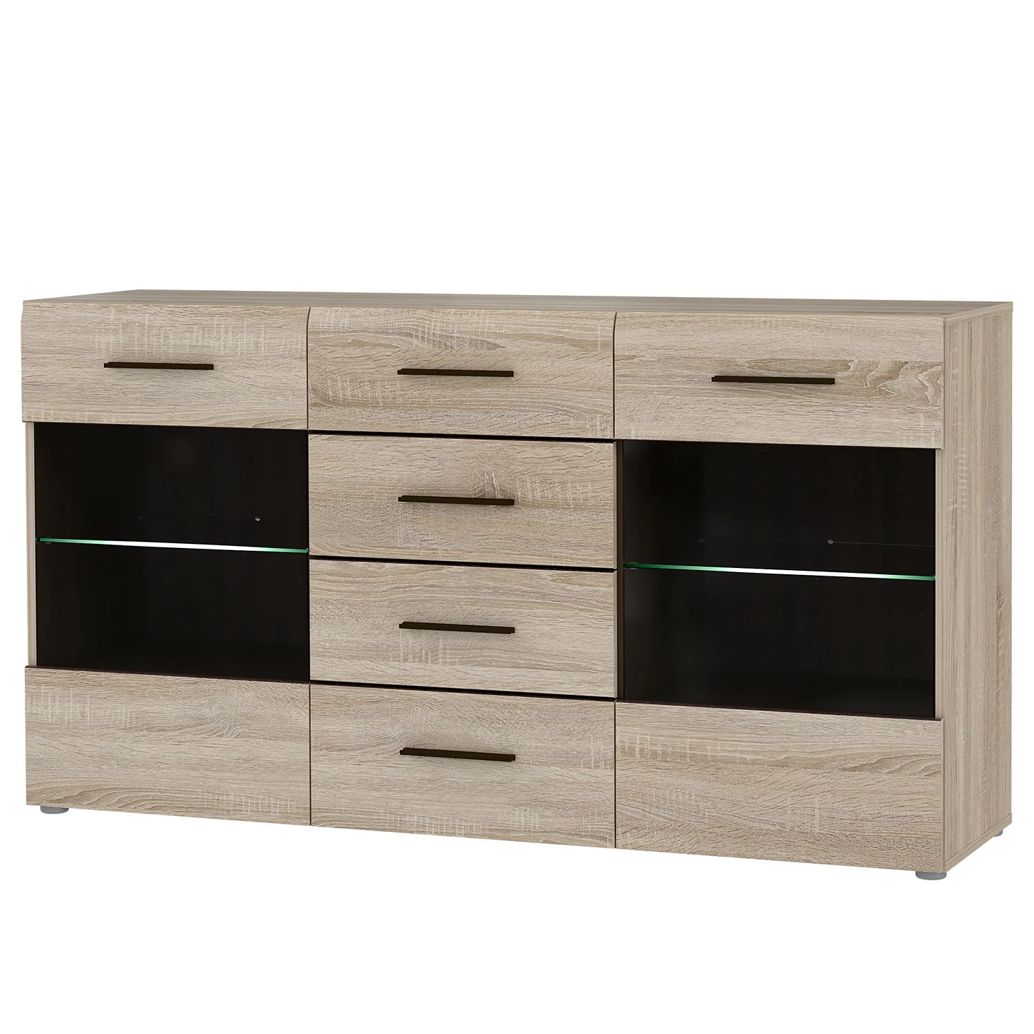 Loftscape Sideboard Taradale - Inkl. Beleuchtung - Eiche Sonoma Dekor 1 Loftscape Sideboard Taradale - Inkl. Beleuchtung - Eiche Sonoma Dekor