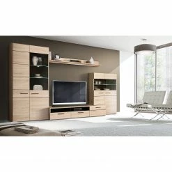 Loftscape Wohnwand Taradale (4-teilig) - Inkl. Beleuchtung - Eiche Sonoma Dekor -WOHNZIMMERMÖBEL Verkäufe 1000357998 220616 021 MOOD DETAILS P000000001000357998 mood