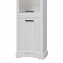 Ridgevalley Standvitrine New Dessa - Kiefer Weiß Dekor -WOHNZIMMERMÖBEL Verkäufe 1000357999 220616 061 DETAILS P000000001000357999