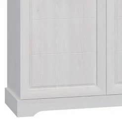 Ridgevalley Highboard New Dessa I - Kiefer Weiß Dekor -WOHNZIMMERMÖBEL Verkäufe 1000358003 220616 061 DETAILS P000000001000358003