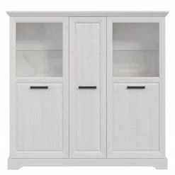 Ridgevalley Highboard New Dessa II - Kiefer Weiß Dekor -WOHNZIMMERMÖBEL Verkäufe 1000358004 220616 040 DETAILS P000000001000358004