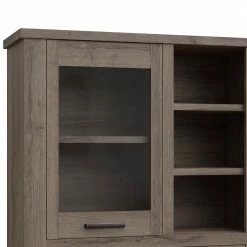 Loftscape Vitrinenchrank Temuco - Eiche Dunkel Dekor -WOHNZIMMERMÖBEL Verkäufe 1000358006 220616 050 DETAILS P000000001000358006