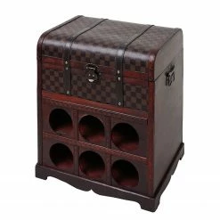 Interia Home&Living Weinregal Union Jack III - Sperrholz - Braun / Schwarz