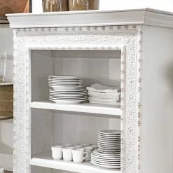 Ridgevalley Regal Missoula - Mango massiv - Vintage Weiß -WOHNZIMMERMÖBEL Verkäufe 1000359909 220624 030 DETAILS P000000001000359909