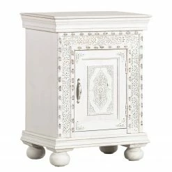 Ridgevalley Beistelltisch Missoula - Mango massiv - Vintage Weiß