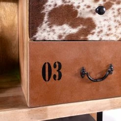 Red Living Highboard Vallentuna - Mango massiv / Metall - Mango / Schwarz -WOHNZIMMERMÖBEL Verkäufe 1000359915 220621 040 DETAILS P000000001000359915