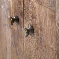 Red Living Kommode Vallentuna - Mango massiv / Metall - Mango / Schwarz -WOHNZIMMERMÖBEL Verkäufe 1000359916 220621 050 DETAILS P000000001000359916