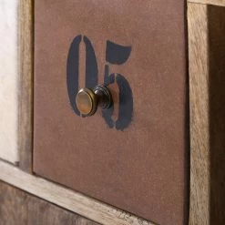 Red Living Kommode Vallentuna - Mango massiv / Metall - Mango / Schwarz -WOHNZIMMERMÖBEL Verkäufe 1000359916 220621 065 DETAILS P000000001000359916