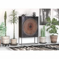 Red Living Highboard Curbar - Mango massiv / Metall - Schwarz -WOHNZIMMERMÖBEL Verkäufe 1000359917 220629 020 MOOD DETAILS P000000001000359917 mood