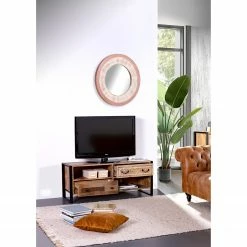 Red Living TV-Lowboard Vallentuna - Mango massiv / Metall - Mango / Schwarz -WOHNZIMMERMÖBEL Verkäufe 1000359919 220621 021 MOOD DETAILS P000000001000359919 mood