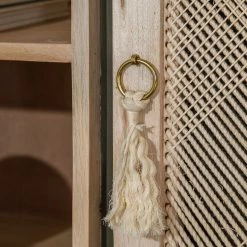 Ridgevalley Sideboard Lumby I - Mango massiv - Mango Hell / Grau -WOHNZIMMERMÖBEL Verkäufe 1000359920 220621 050 DETAILS P000000001000359920