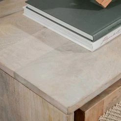 Ridgevalley Kommode Lumby - Mango massiv - Mango Hell / Grau -WOHNZIMMERMÖBEL Verkäufe 1000359921 220621 030 DETAILS P000000001000359921