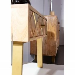 Naturoo Beistelltisch Yearby - Mango massiv - Mango / Gold -WOHNZIMMERMÖBEL Verkäufe 1000359924 220713 040 DETAILS P000000001000359924