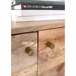Naturoo Sideboard Yearby - Mango massiv - Mango / Gold -WOHNZIMMERMÖBEL Verkäufe 1000359926 220713 040 DETAILS P000000001000359926
