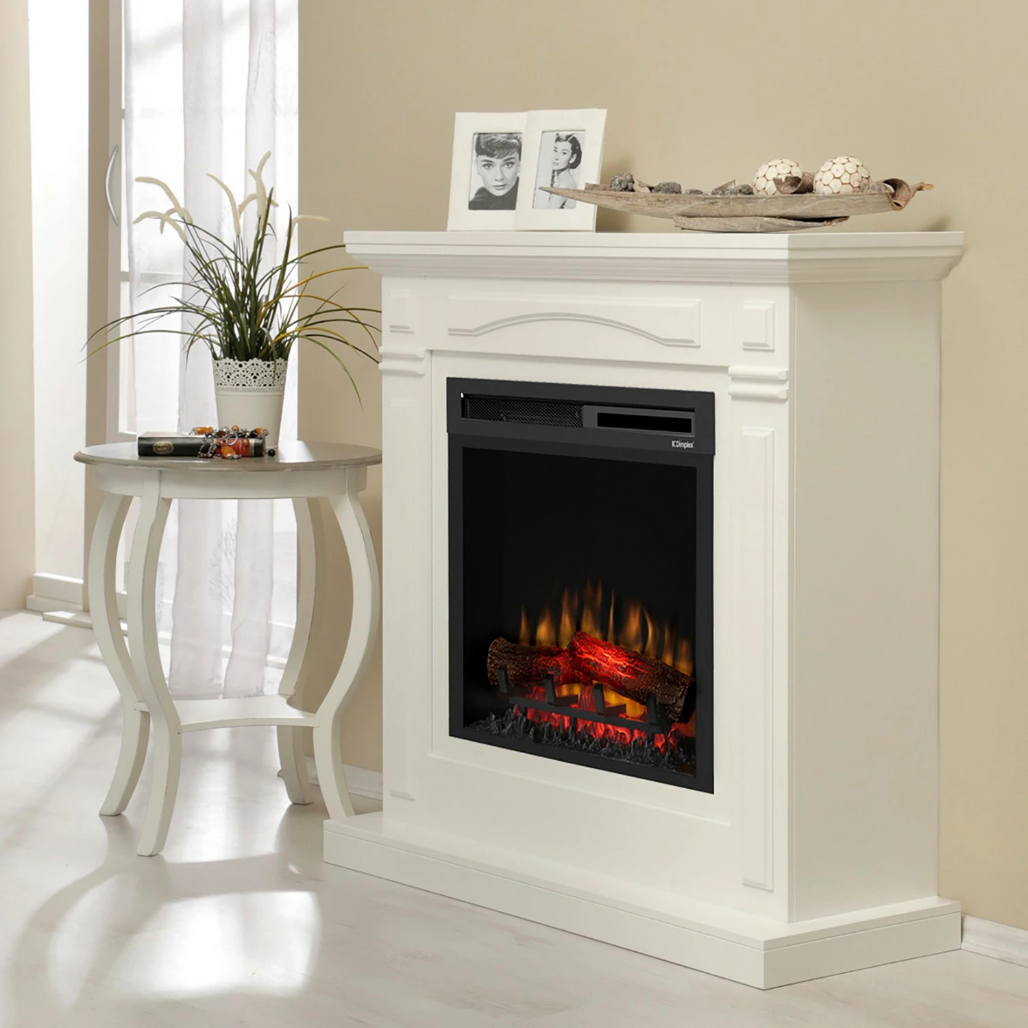 Ridgevalley Elektrokamin Rhodos - Brilliantweiß 3 Ridgevalley Elektrokamin Rhodos - Brilliantweiß – Bild 3