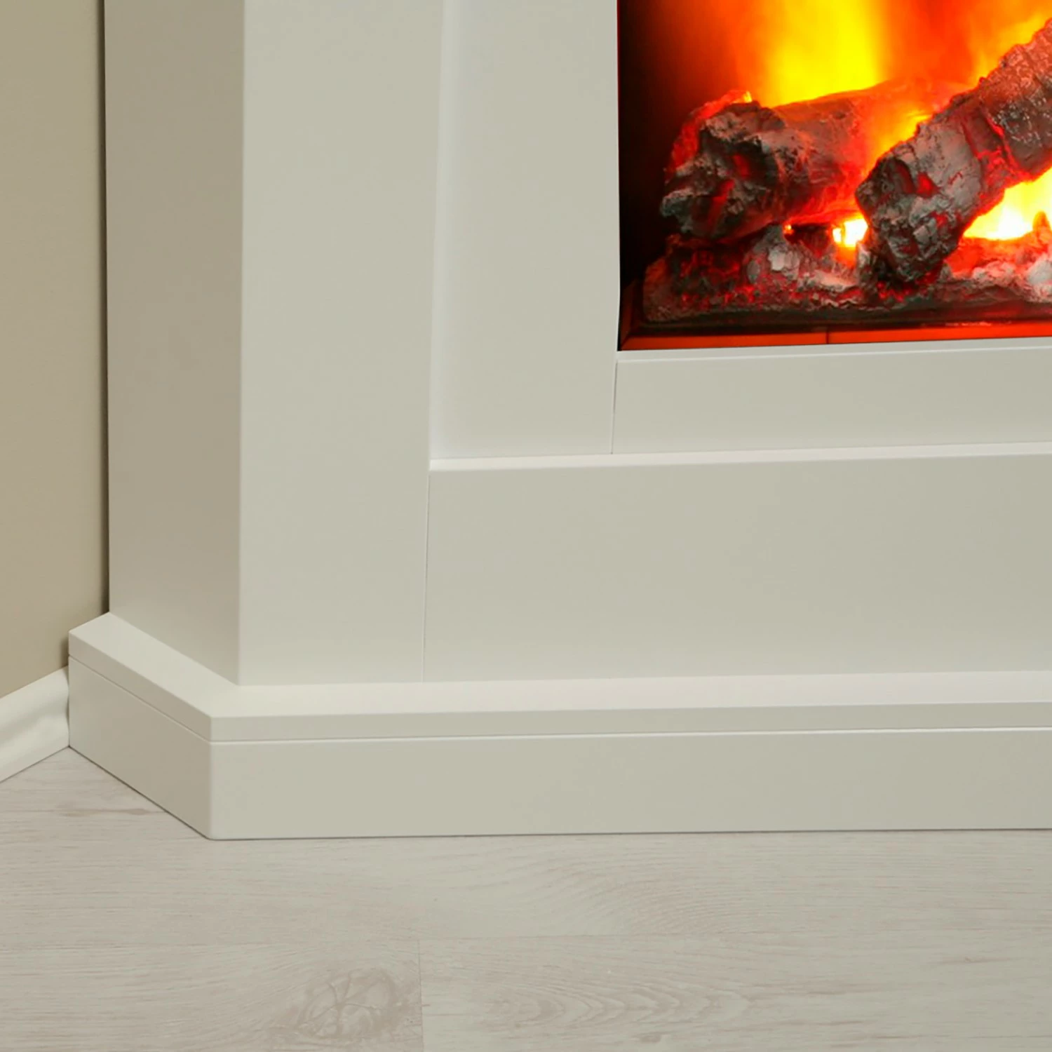 Loftscape Elektro-Eckkamin Alborg - Brilliantweiß 5 Loftscape Elektro-Eckkamin Alborg - Brilliantweiß – Bild 5