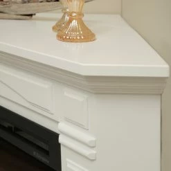 Ridgevalley Elektro-Eckkamin Stockholm - Brilliantweiß -WOHNZIMMERMÖBEL Verkäufe 1000361811 220629 033 DETAILS P000000001000361811