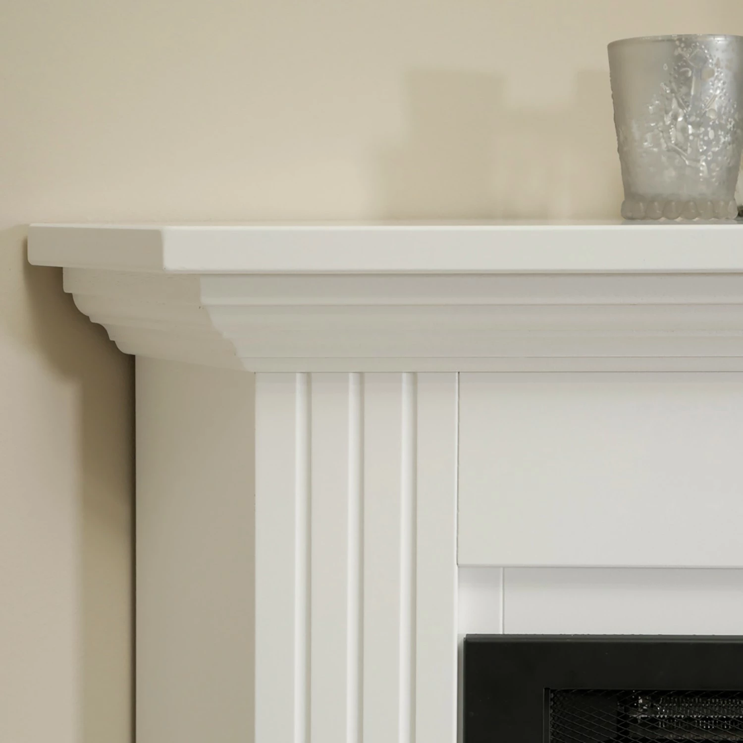 Ridgevalley Elektro-Eckkamin Bergen - Brilliantweiß 3 Ridgevalley Elektro-Eckkamin Bergen - Brilliantweiß – Bild 3