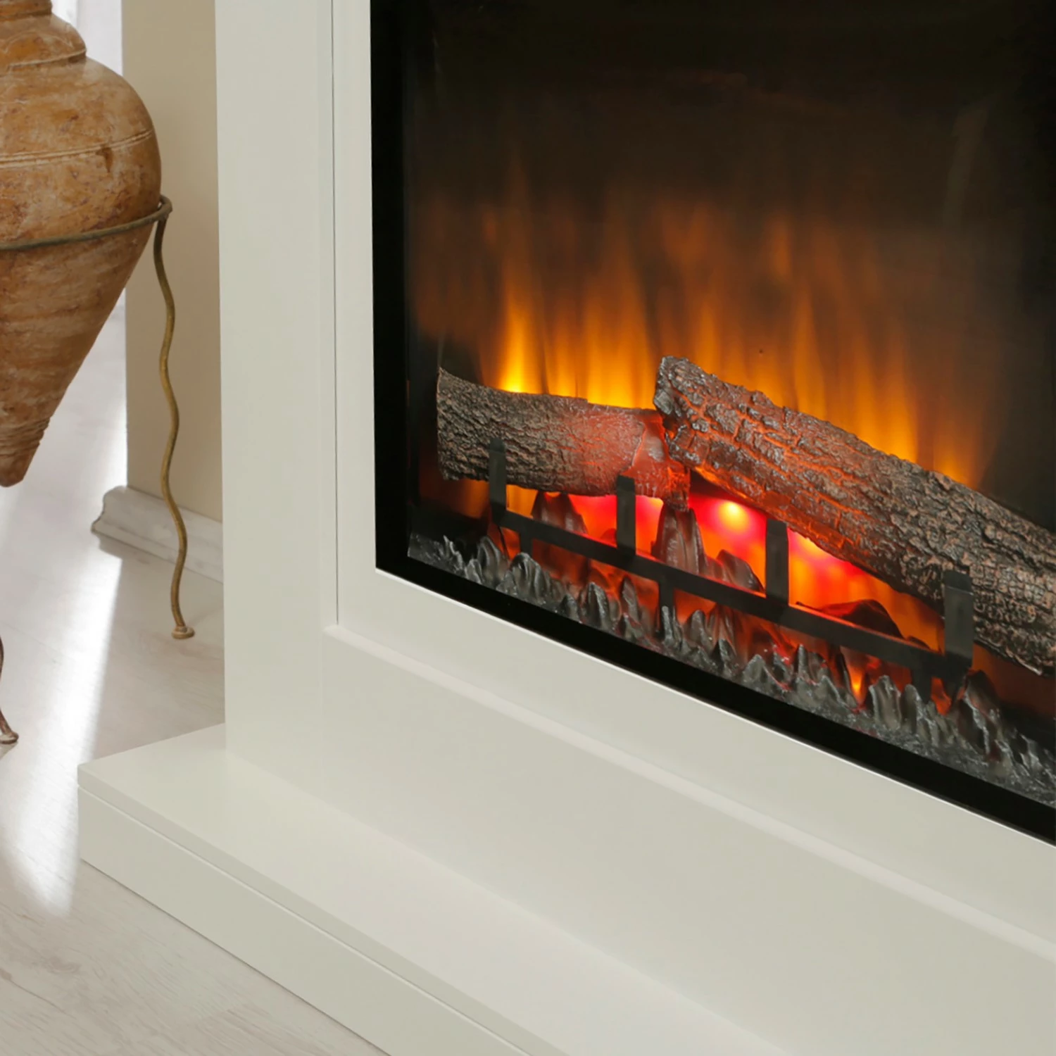 Loftscape Elektrokamin Chania - Brilliantweiß 11 Loftscape Elektrokamin Chania - Brilliantweiß – Bild 11