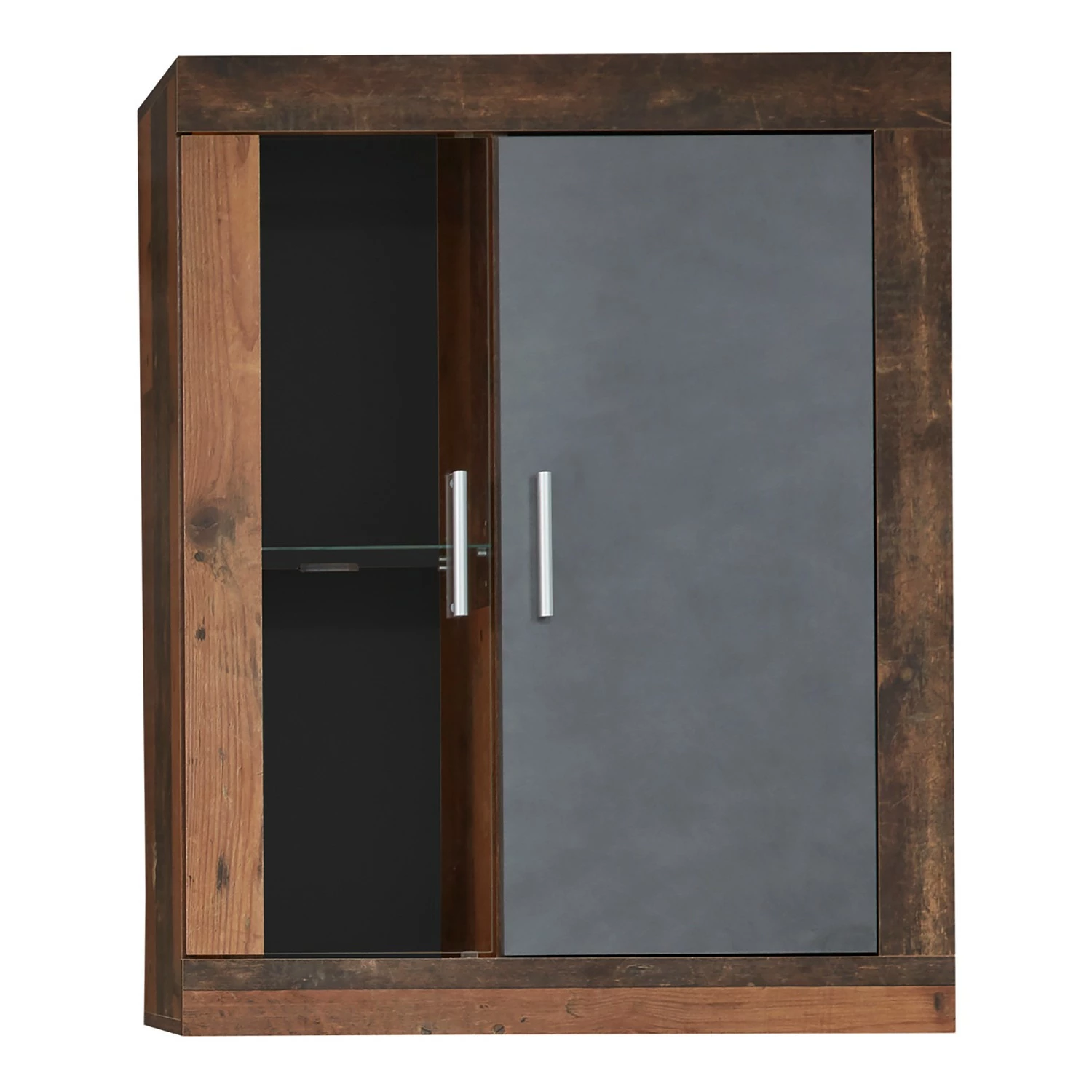 Trendteam Wohnwand Jazz I (4-teilig) - Altholz Dekor / Anthrazit 12 Trendteam Wohnwand Jazz I (4-teilig) - Altholz Dekor / Anthrazit – Bild 12