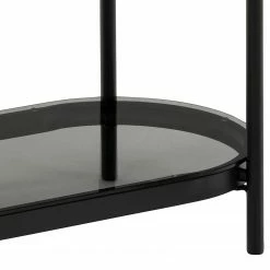 Loftscape Konsolentisch Totowa - Glas / Eisen - Rauchglas / Schwarz -WOHNZIMMERMÖBEL Verkäufe 1000362970 220819 035 DETAILS P000000001000362970