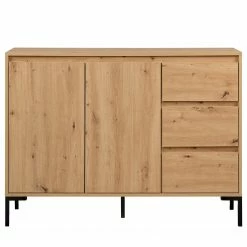 Loftscape Kommode Brochet II - Eiche Dekor / Schwarz 20 Loftscape Kommode Brochet II - Eiche Dekor / Schwarz -WOHNZIMMERMÖBEL Verkäufe 1000363050 220704 030 DETAILS P000000001000363050