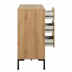 Loftscape Kommode Brochet II - Eiche Dekor / Schwarz 25 Loftscape Kommode Brochet II - Eiche Dekor / Schwarz -WOHNZIMMERMÖBEL Verkäufe 1000363050 220704 035 DETAILS P000000001000363050