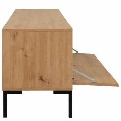 Loftscape TV-Lowboard Brochet - Eiche Dekor / Schwarz -WOHNZIMMERMÖBEL Verkäufe 1000363058 220704 034 DETAILS P000000001000363058