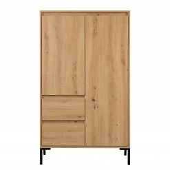 Loftscape Highboard Brochet - Eiche Dekor / Schwarz -WOHNZIMMERMÖBEL Verkäufe 1000363059 220704 030 DETAILS P000000001000363059