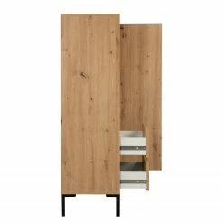 Loftscape Highboard Brochet - Eiche Dekor / Schwarz -WOHNZIMMERMÖBEL Verkäufe 1000363059 220704 034 DETAILS P000000001000363059