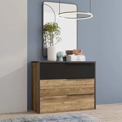 Loftscape Kommode Huy - Aplenkiefer Dekor / Schwarz -WOHNZIMMERMÖBEL Verkäufe 1000363079 220819 020 MOOD DETAILS P000000001000363079 mood
