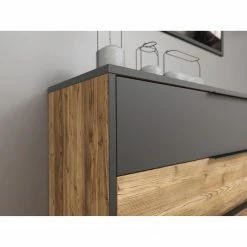 Loftscape Kommode Huy - Aplenkiefer Dekor / Schwarz -WOHNZIMMERMÖBEL Verkäufe 1000363079 220819 070 DETAILS P000000001000363079